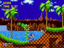 Play Sonic the Hedgehog (USA, Europe) [Hack by LOst v1.0] (Sonic Jam's Easy Mode)