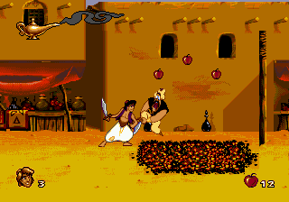 Play Genesis Aladdin (Europe) Online in your browser
