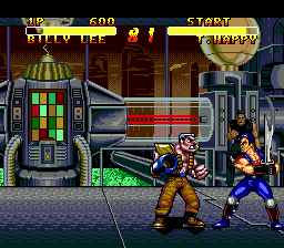 Play Genesis Double Dragon V - The Shadow Falls (USA) Online in your browser