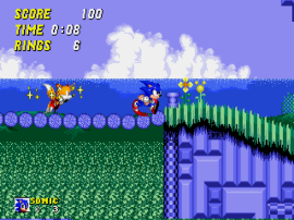 Play Genesis Sonic the Hedgehog 2 (World) (Beta) [Hack by Esrael