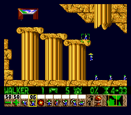 Play Genesis Lemmings (USA) Online in your browser 