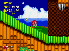 Play Game Gear Sonic The Hedgehog 2 (World) Online in your browser