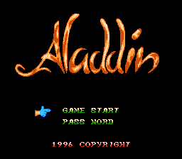Play NES Aladdin (Unl) Online in your browser