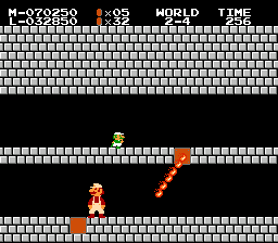 Play NES Super Mario Bros. Two Player Hack Shared Lives Online