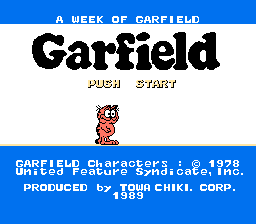 A Week of Garfield (Prototype)