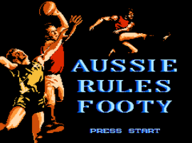 Play NES Aussie Rules Footy (Australia) Online in your browser