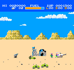 Play NES Choplifter (Japan) Online in your browser