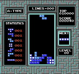 Play NES Tetris (USA) Online in your browser 