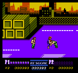 double dragon 2 nes gameplay