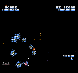 Play NES Gyruss (USA) Online in your browser