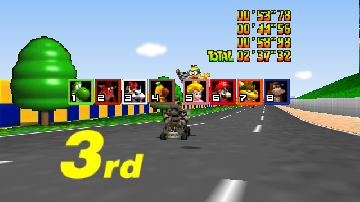 Play Nintendo 64 Mario Kart 64 (USA) Online in your browser 