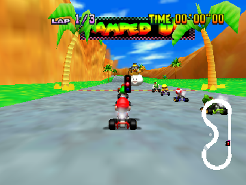 Mario Kart 64 [USA] - Nintendo 64 (N64) rom download