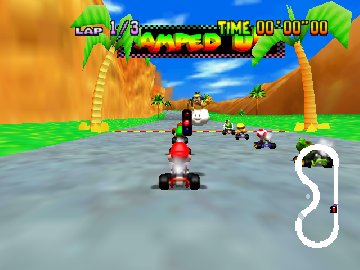 Play Mario Kart 64 - Amped Up v2.92