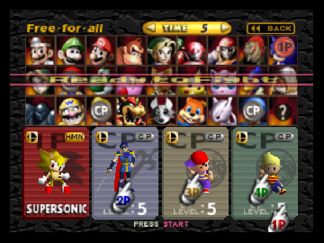 Super smash bros on sale 64 online unblocked