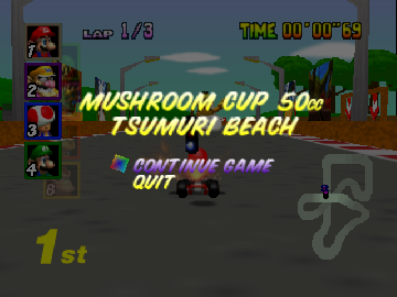 Play Nintendo 64 MK64 - Hooting Time 1.0 Online in your browser 