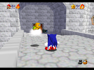 Play Nintendo 64 Super Smash Bros. Sonic Mod Online in your browser 