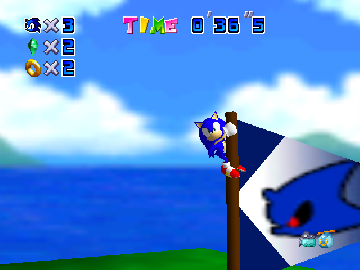 Play Nintendo 64 Mario 64 Sonic Edition Plus v2.2.2 Online in your browser  