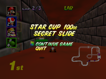 Play Nintendo 64 Mario Kart 64 - Amped Up v2.82 Online in your browser 