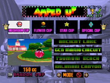 Play Mario Kart 64 - Amped Up v2.97 online