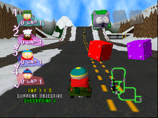 Play Nintendo 64 South Park Rally (USA) Online in your browser