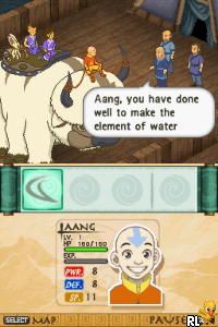 Play Nintendo DS Avatar - The Last Airbender - The Burning Earth (USA) Online in your browser