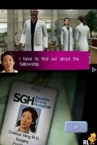 Grey's anatomy shop nintendo ds game