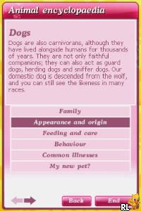 Pet Adoption Center DS Game