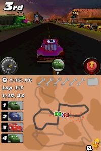 Disney Pixar Cars Race Orama Nintendo DS NDS 