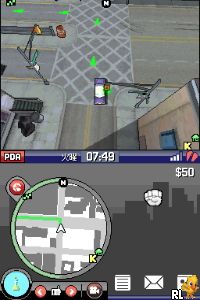 Play Nintendo DS Grand Theft Auto - Chinatown Wars (Japan) Online in your browser -