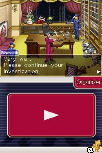 Play Nintendo DS Ace Attorney Investigations - Miles Edgeworth (Europe) Online in your browser