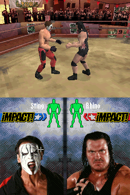 Play Nintendo DS TNA Wrestling Impact! - Cross the Line (USA) Online in  your browser 