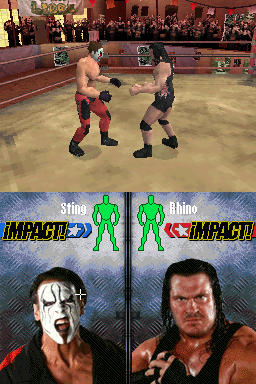 Play Nintendo DS TNA Wrestling Impact Cross the Line USA