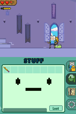 Play Adventure Time - Hey Ice King! Why'd You Steal Our Garbage!! (USA) online