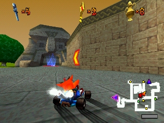 🕹️ Play Retro Games Online: Crash Team Racing (PS1)