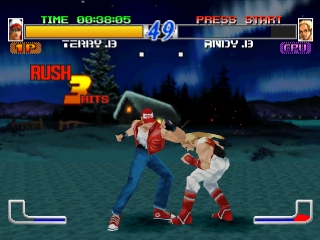 Fatal Fury: Wild Ambition  (PS1) Gameplay 