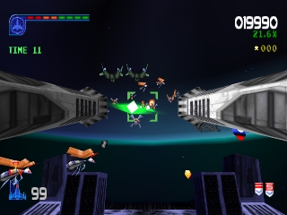 Play PlayStation Galaga: Destination Earth Online in your browser 