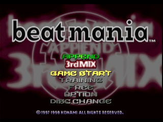BeatMania Append 3rd Mix (Japan)