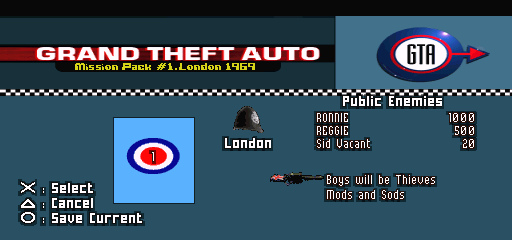 Grand Theft Auto: London 1969