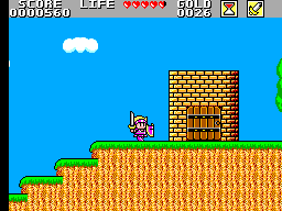 Wonder Boy in Monster Land (USA, Europe)