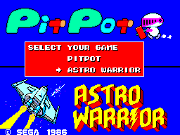 Astro Warrior & Pit Pot (Europe)