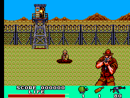 Play SEGA Master System Rambo III (USA, Europe) Online in your browser