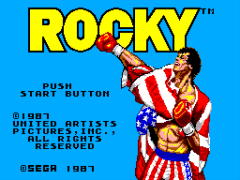 Play SEGA Master System Rocky (World) Online in your browser