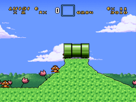 Play SNES Super Mario World (USA) [Hack by Anikiti v1.2] (~Luigi's  Adventure) (Ja) Online in your browser 