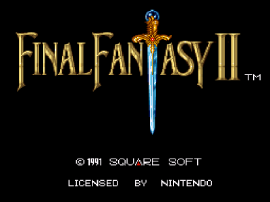 Play SNES Final Fantasy II (USA) (Rev A) Online in your browser