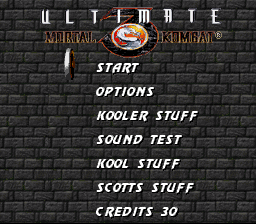 Play SNES Ultimate Mortal Kombat 3 (USA) Online in your browser 