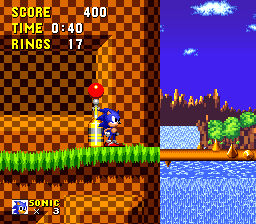 Dark Sonic in Sonic 2 (Hack) 