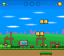 Play SNES Super Mario World - Deluxe Remix (V6.2) Online in your browser 