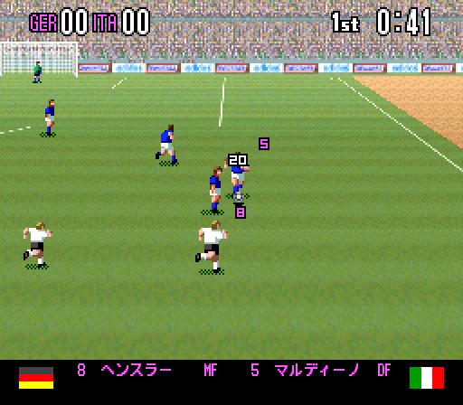 Play Super Formation Soccer '94 - World Cup Final Data (Japan) online