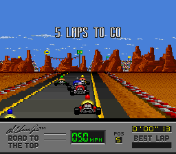 Play SNES Al Unser Jr.'s Road to the Top (Europe) Online in your browser