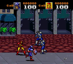 Play SNES Captain America and the Avengers (Europe) Online in your browser